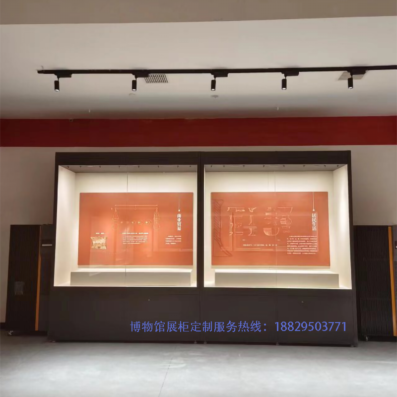 深圳市实创博物馆展柜博物馆恒温恒湿文物延墙展柜-实创-Y010