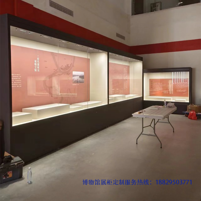 深圳市实创博物馆展柜博物馆恒温恒湿文物延墙展柜-实创-Y010