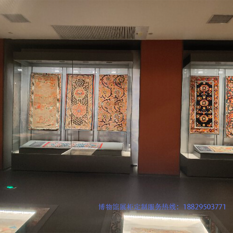实创-Y011深圳市实创博物馆展柜博物馆恒温恒湿沿墙、入墙两用展柜