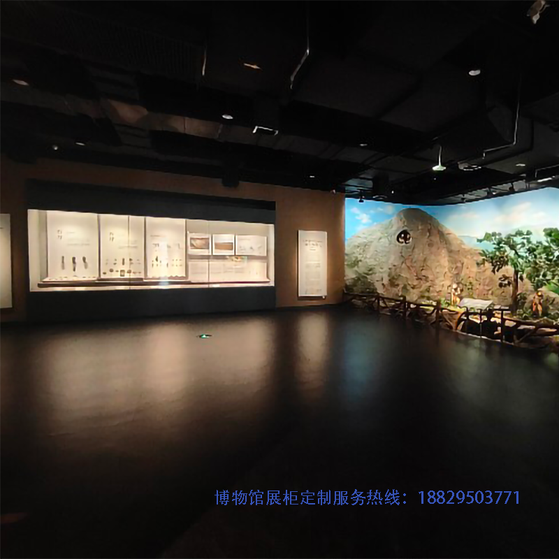 深圳市实创博物馆展柜博物馆恒温恒湿壁龛设计制作 实创B-0010