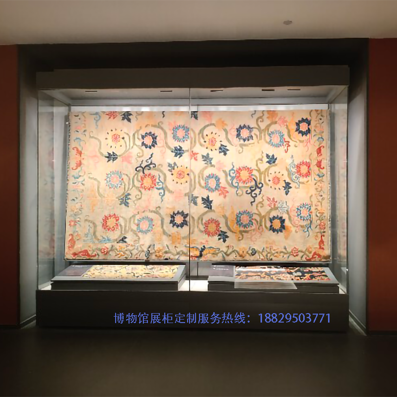 实创-Y011深圳市实创博物馆展柜博物馆恒温恒湿沿墙、入墙两用展柜