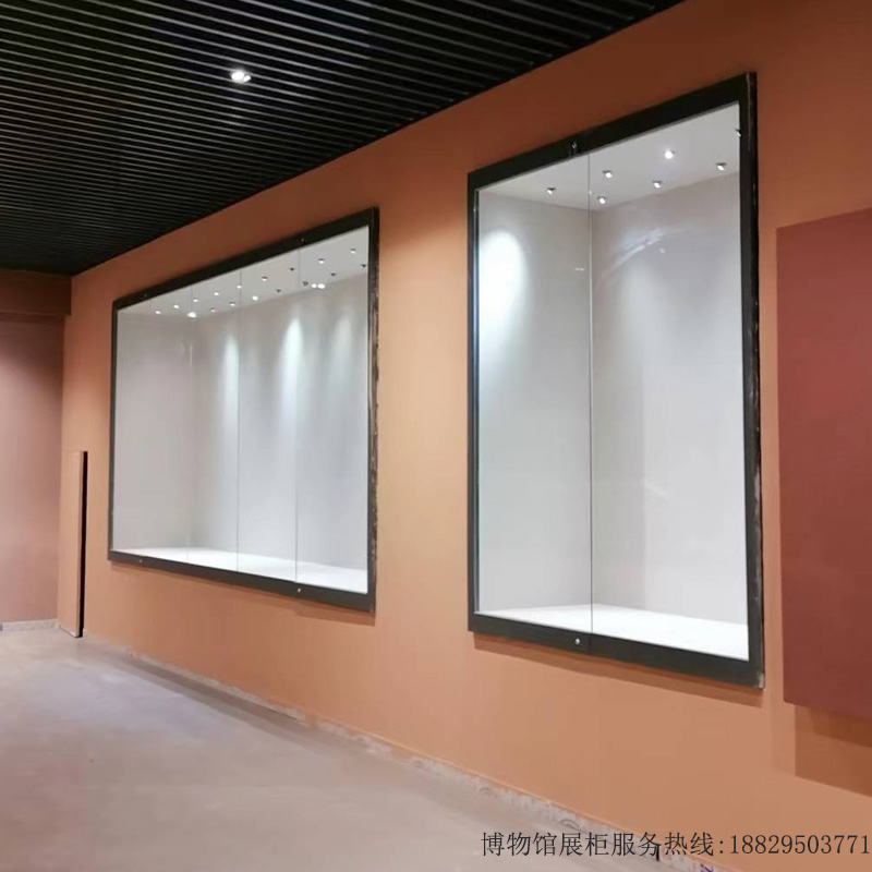 深圳市实创展览展示博物馆展柜源头厂家设计制作的博物馆入墙龛柜-实创 - B012